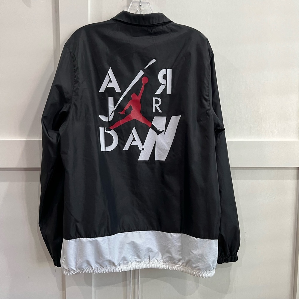 Jordan Button Up Jacket Size Medium - image 6